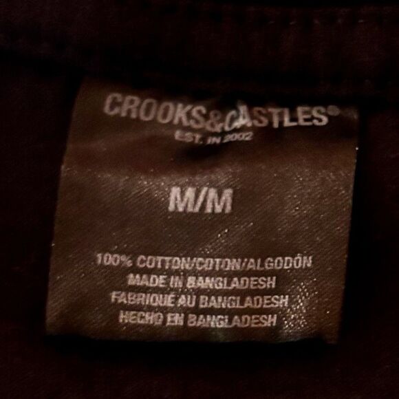 Crooks and Castles Death Row Records 1991 Shirt Men's Size Medium Long Sleeve - Picture 4 of 8